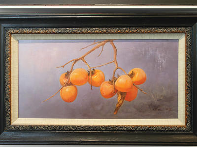 Persimmon Realistic Painting