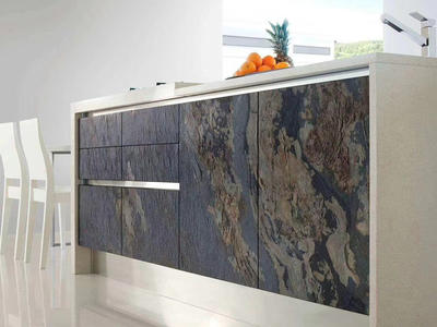 1.6mm Thin Natural Slate Stone Cabinet For Cabinet Door