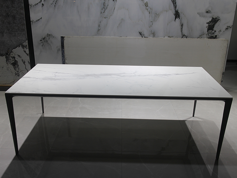 Wholesale Good Quality Marble Effect Sintered Stone Dining Table