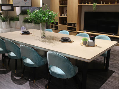 Best Price 8 Seaters Sintered Stone Dining Table Supplier