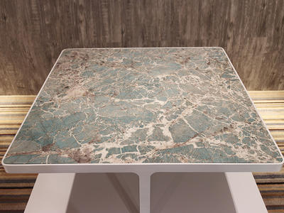 Best Selling Square Amazonite Green Luxury Stone Coffee Table
