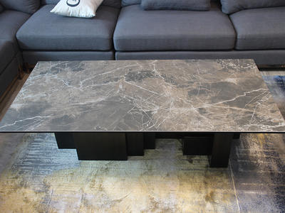 Newest Modern Style Grey Marble Top Tea Center Coffee Table