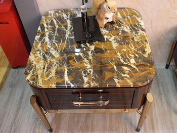 Good Quality Natural Stone Top Table Marble Side Table